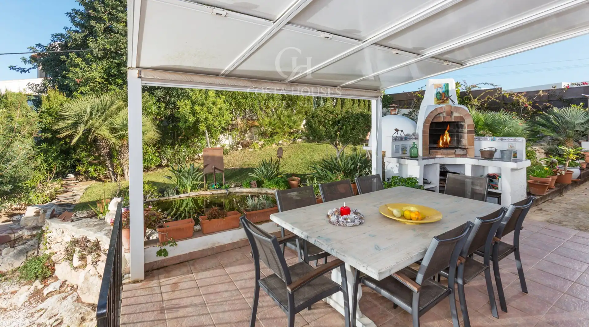 Garden of Houses for sale in Jávea / Xàbia  with Heating, Private garden and Terrace