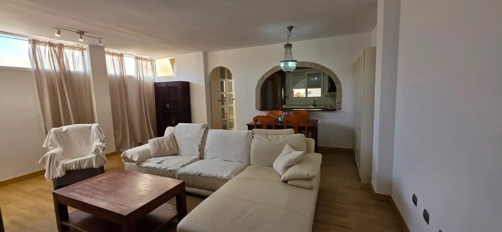 Living room of Flat for sale in Vera  with Air Conditioner, Heating and Furnished