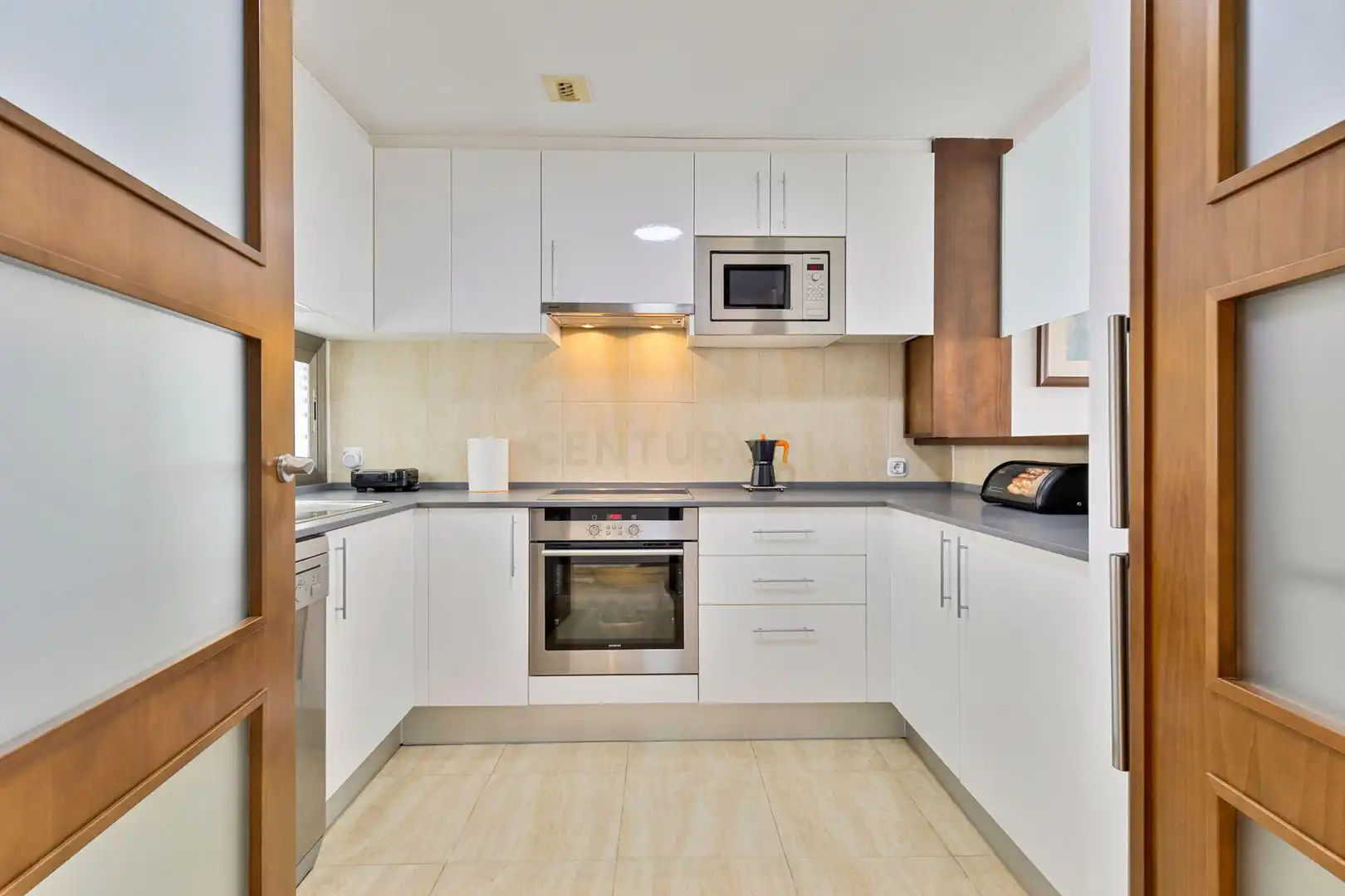 Kitchen of Apartments for sale in Mijas  with Air Conditioner and Swimming Pool
