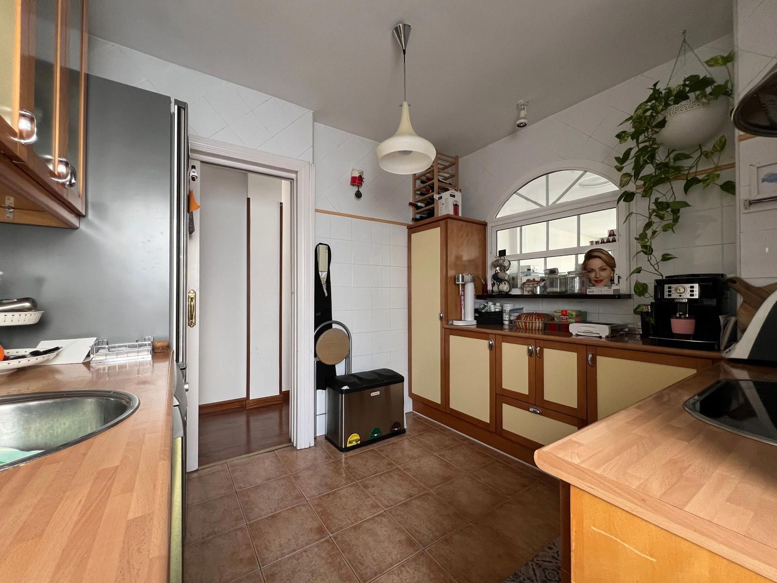Kitchen of Flat for sale in  Madrid Capital  with Air Conditioner and Terrace