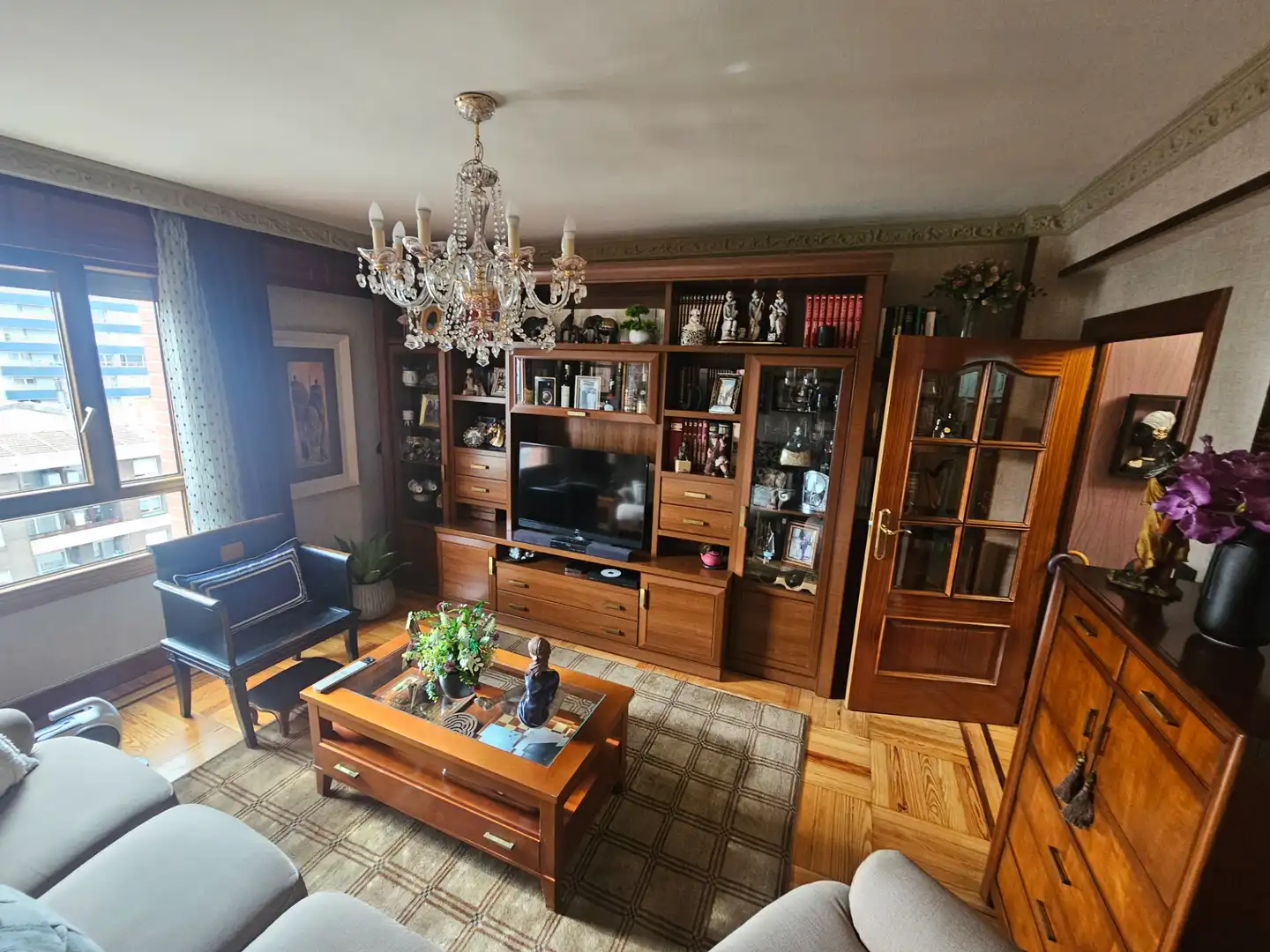Sala de estar de Piso en venta en Bilbao  con Amueblado