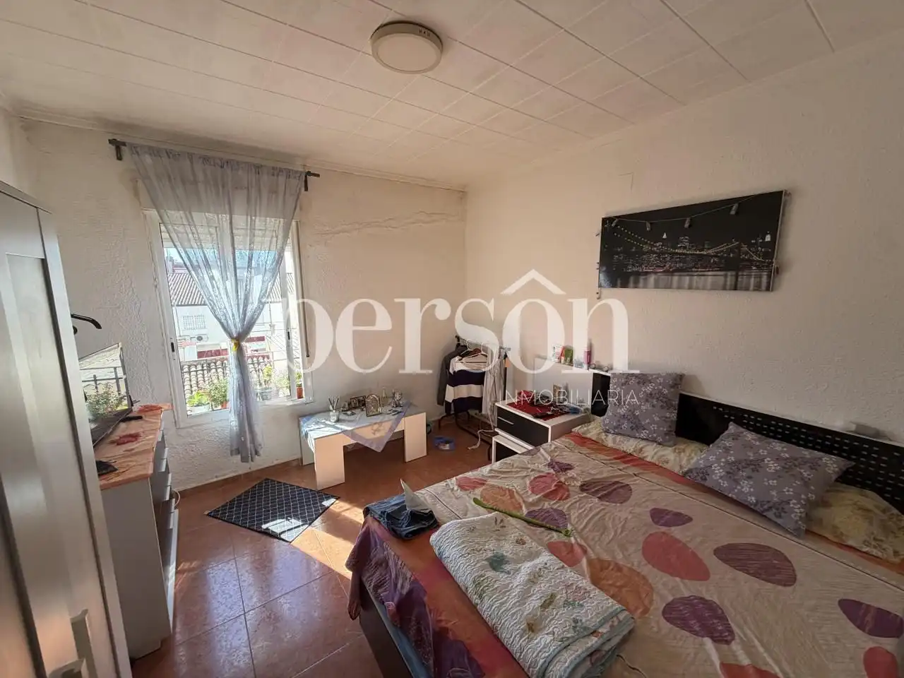 Bedroom of Flat for sale in Sueca  with Air Conditioner and Furnished