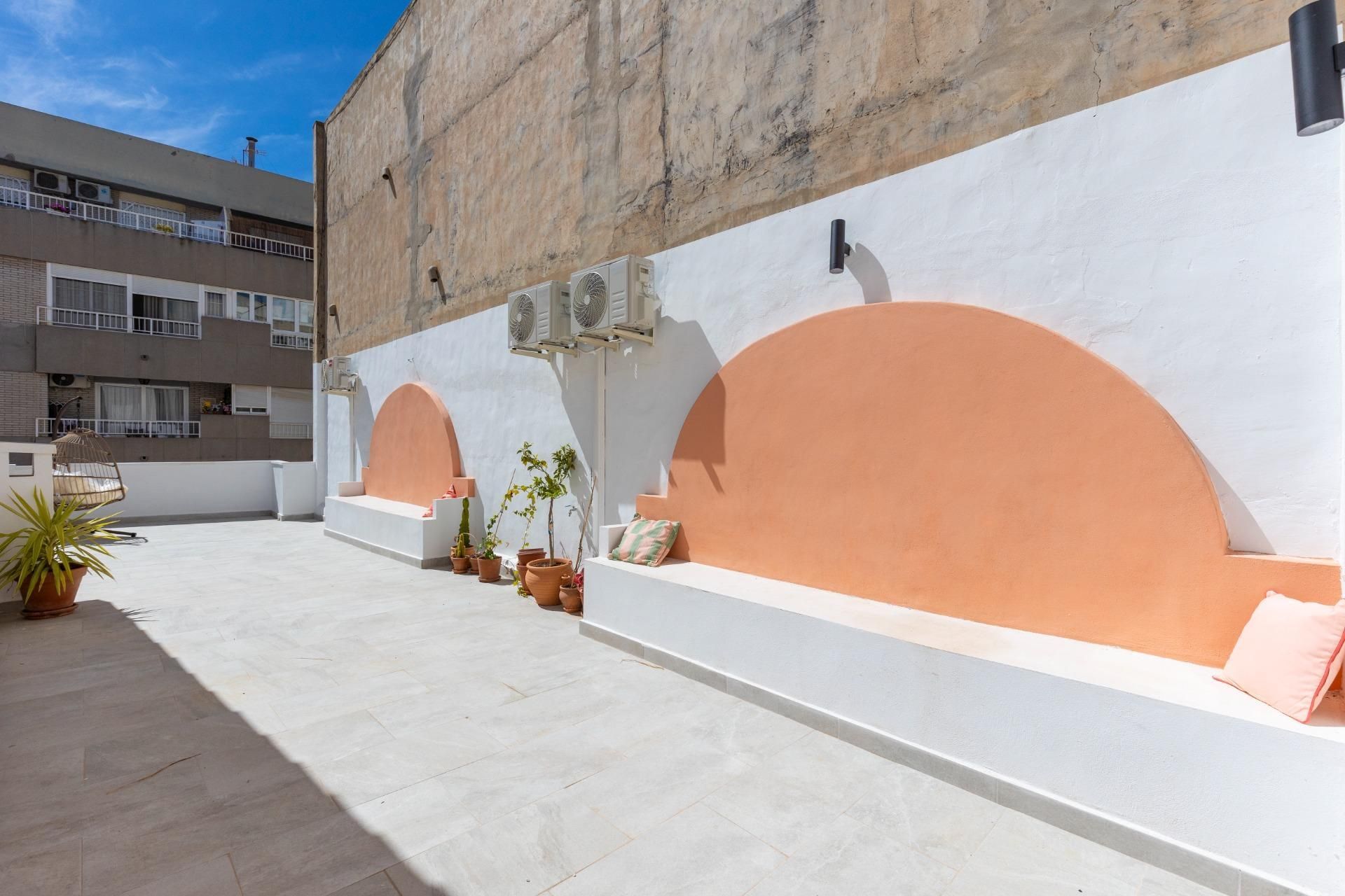 Terrace of Duplex for sale in Torrevieja  with Air Conditioner, Heating and Terrace