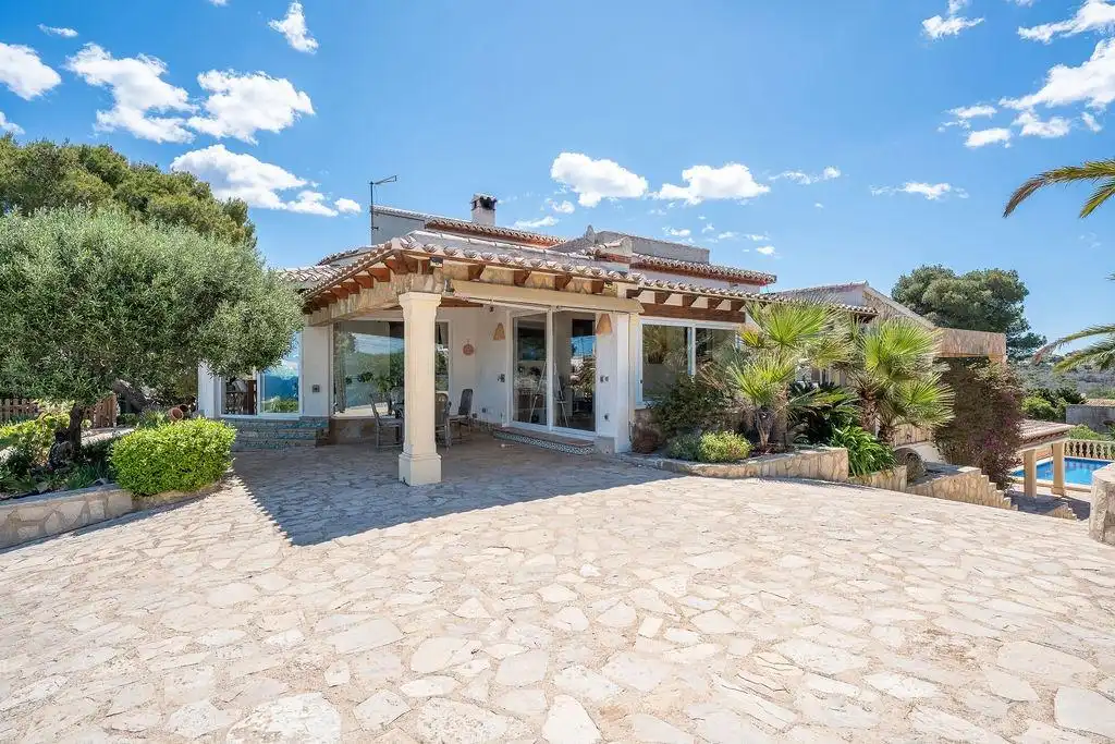 Exterior view of Houses for sale in Jávea / Xàbia  with Air Conditioner, Heating and Private garden