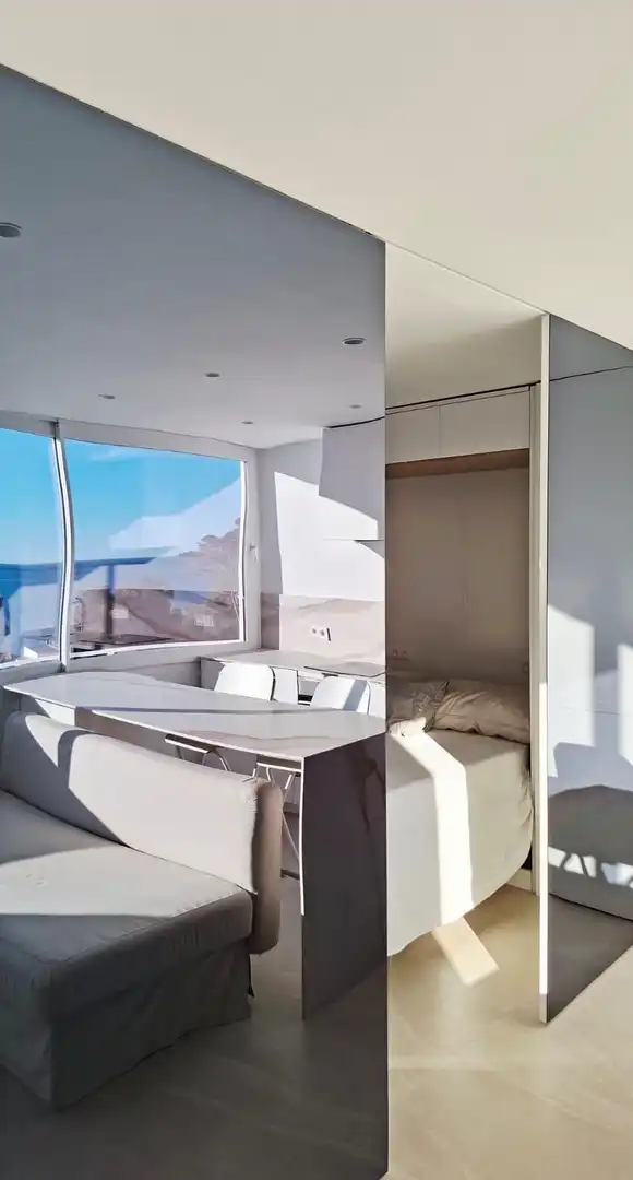 Schlafzimmer von Loft zum Verkauf in  Palma de Mallorca mit Klimaanlage
