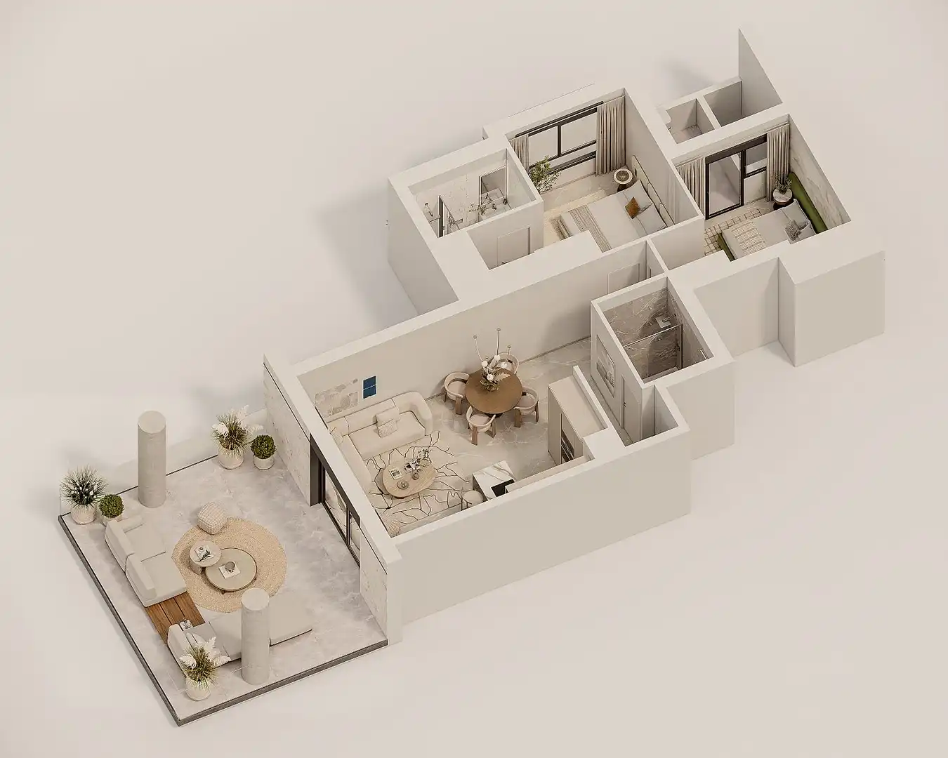 Apartamento con terraza en venta en Marisol Park - Ortembach - Los Almendros, imagen 35