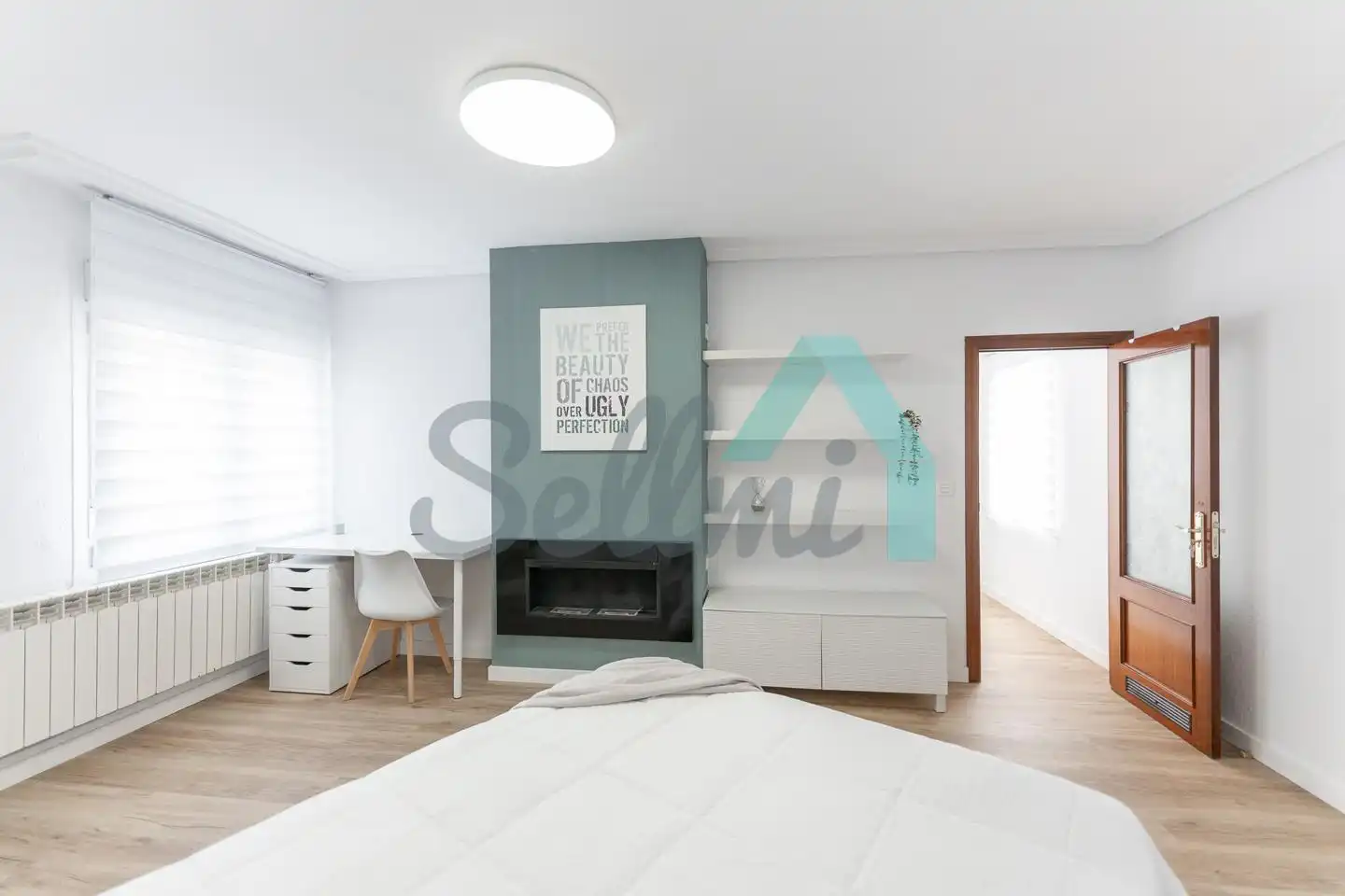 Schlafzimmer von Wohnung zur untervermieten in Oviedo  mit Heizung, Möbliert und Internet
