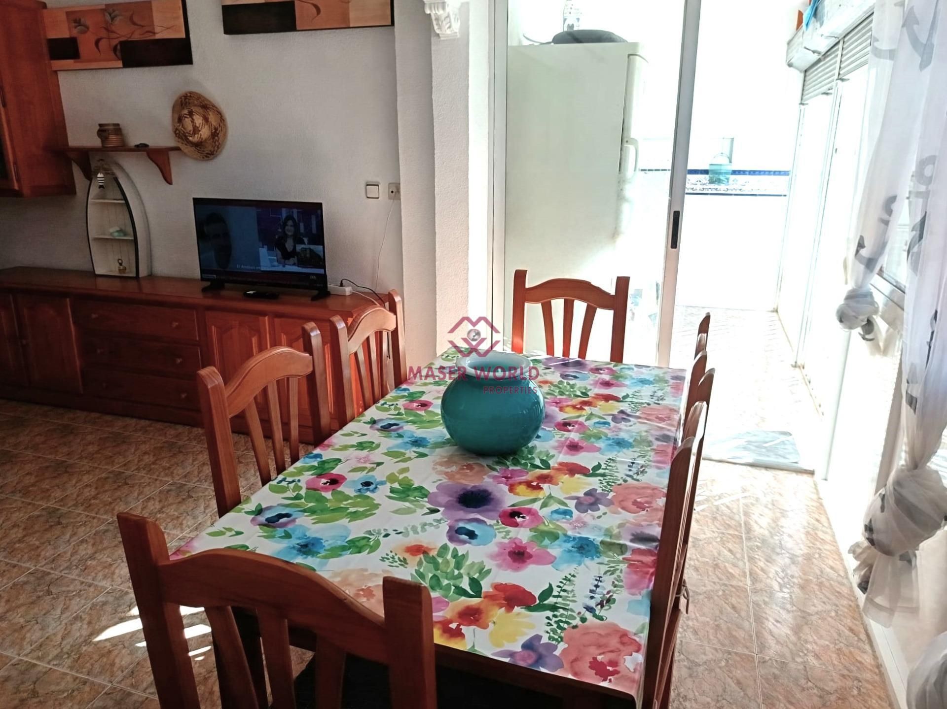 Menjador de Apartament en venda en Mazarrón amb Moblat