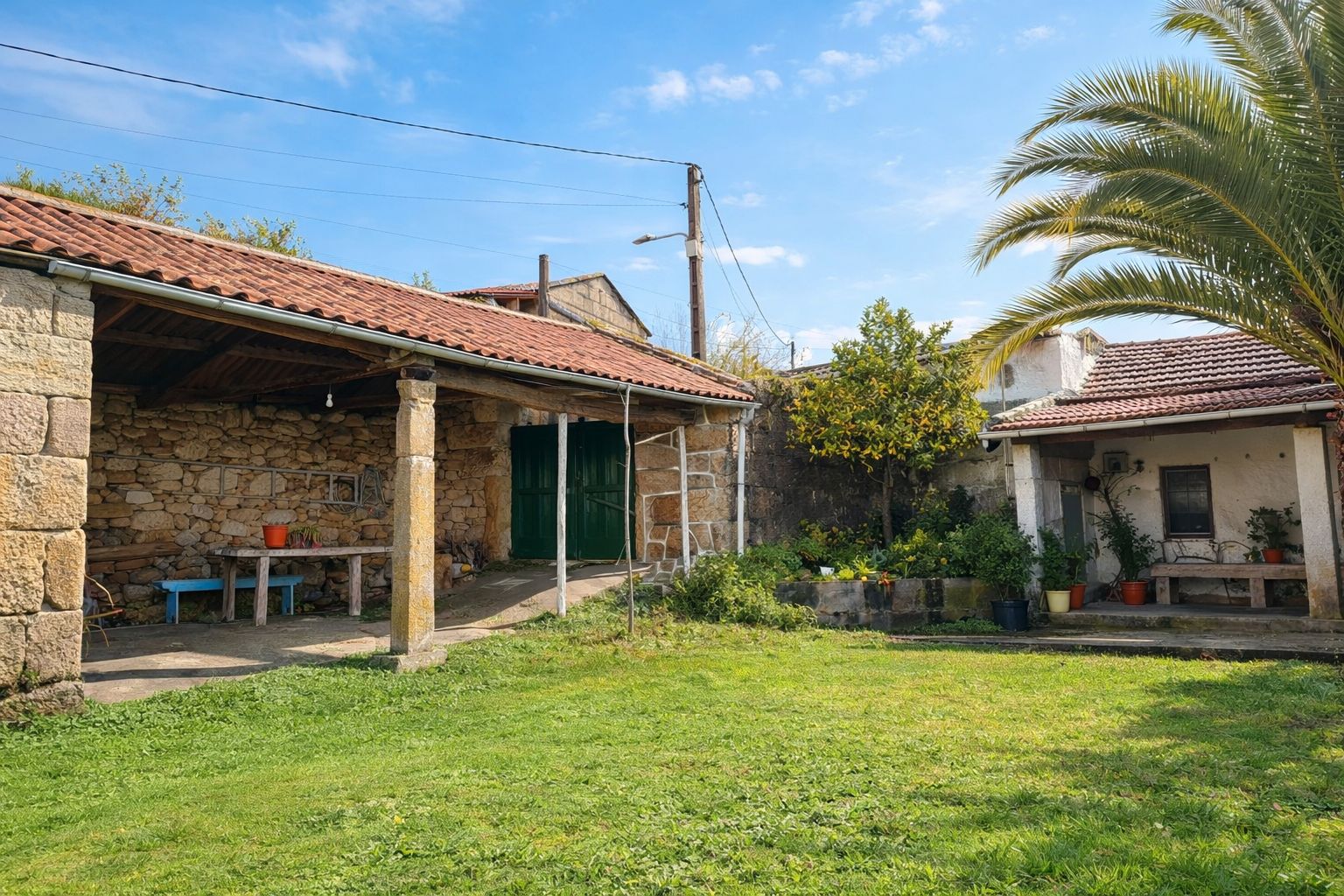 Exterior view of House or chalet for sale in Mondariz  with Private garden and Furnished