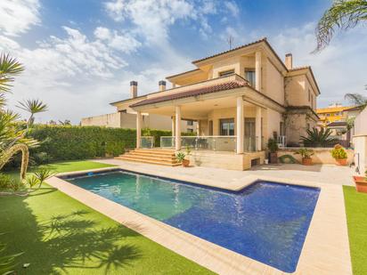 Swimming pool of House or chalet for sale in Elche / Elx  with Air Conditioner, Heating and Private garden