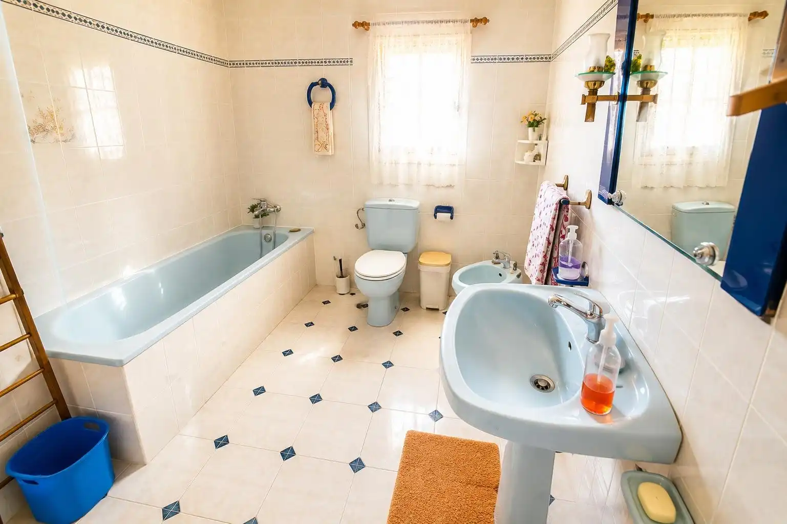 Bathroom of Houses for sale in Fuente Álamo de Murcia  with Air Conditioner, Private garden and Terrace