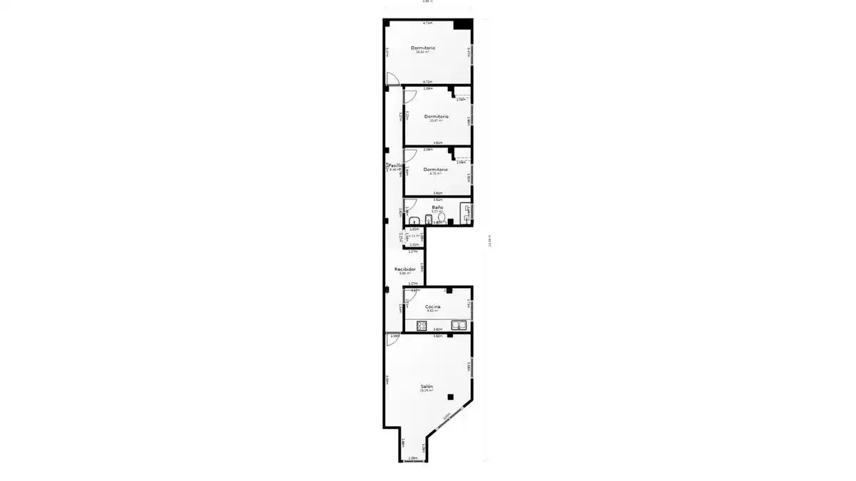 Piso en venta en Sueca ciudad