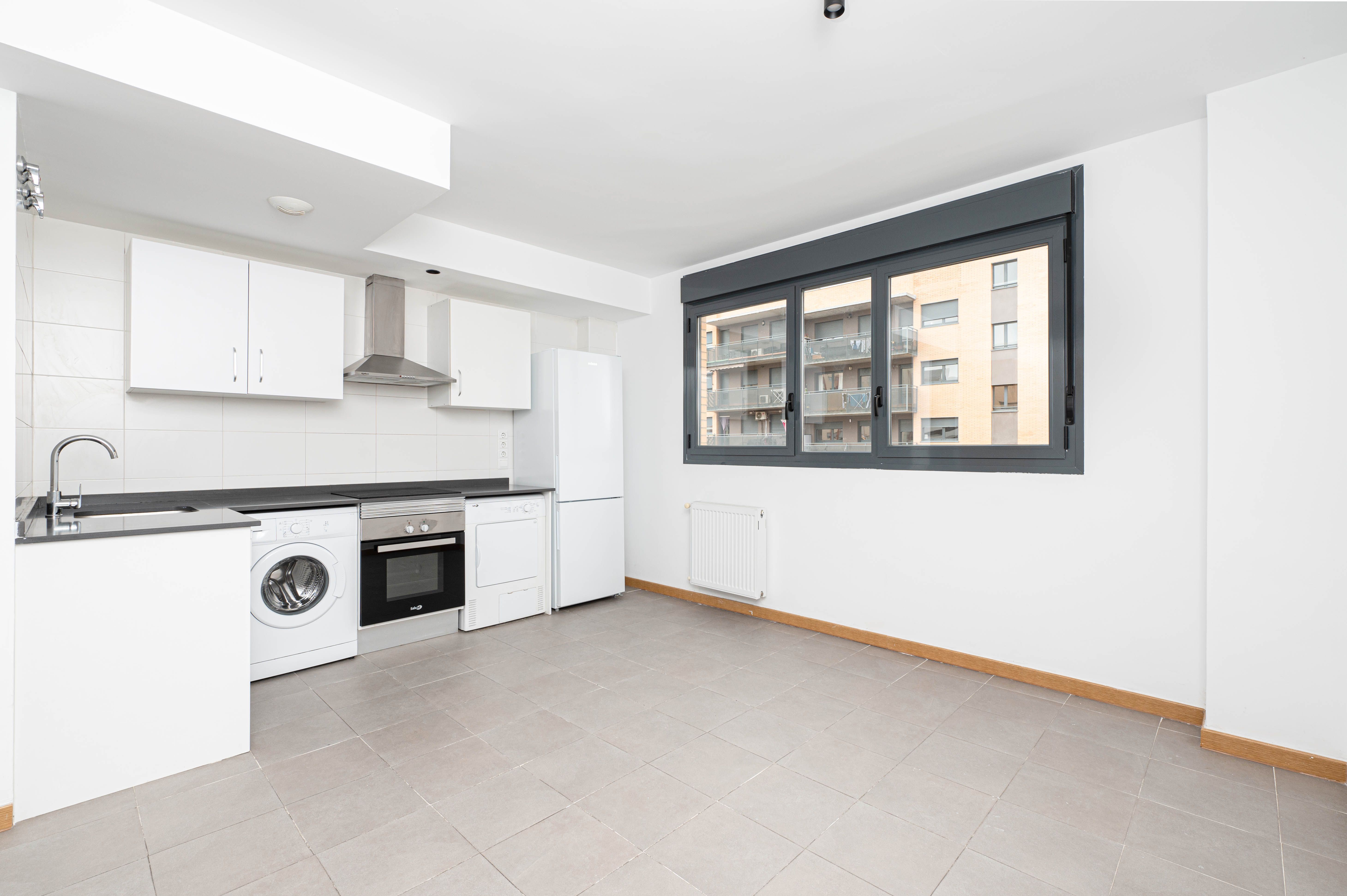 Kitchen of Flat for sale in Tres Cantos  with Parquet flooring and Storage room