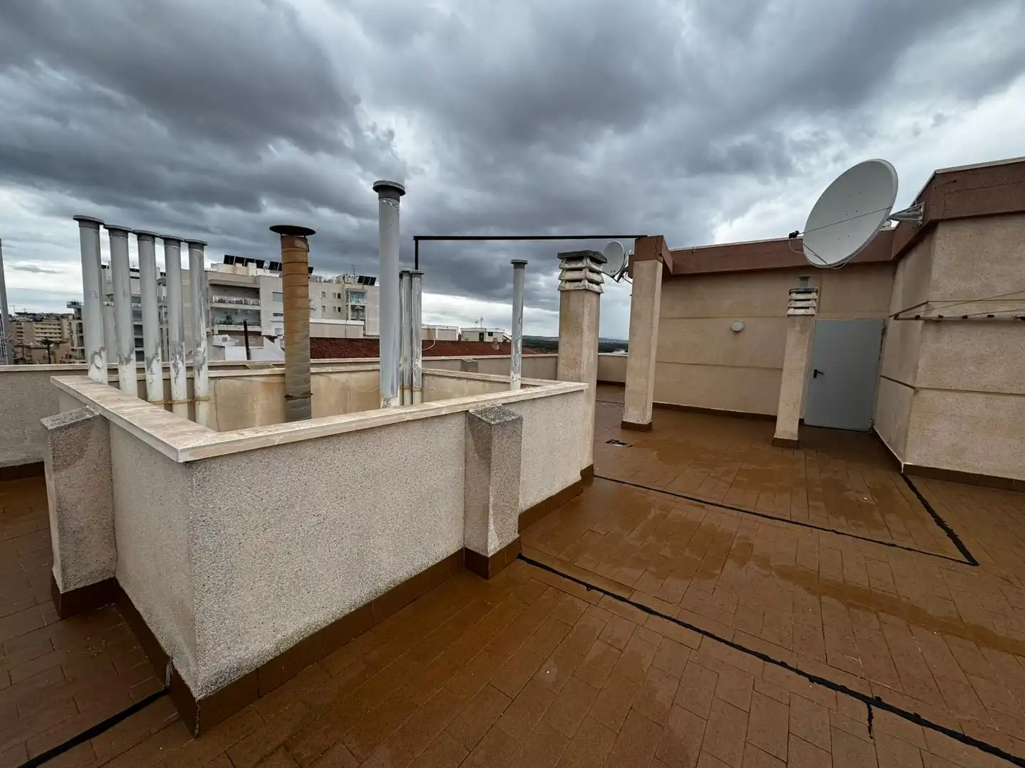 Terrasse von Dachboden zum Verkauf in Torrevieja mit Klimaanlage, Terrasse und Möbliert