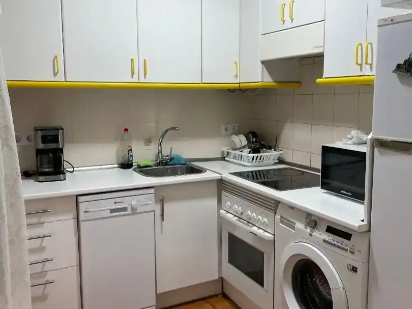 Küche von Wohnung zur Miete in Mozoncillo mit Möbliert und Balkon