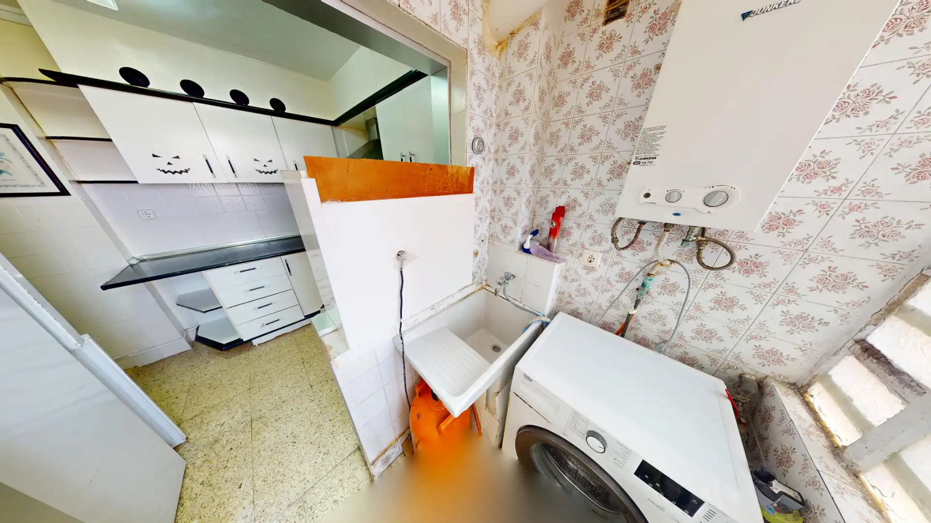Küche von Wohnung zum Verkauf in Alicante / Alacant mit Parkett, Terrasse und Möbliert