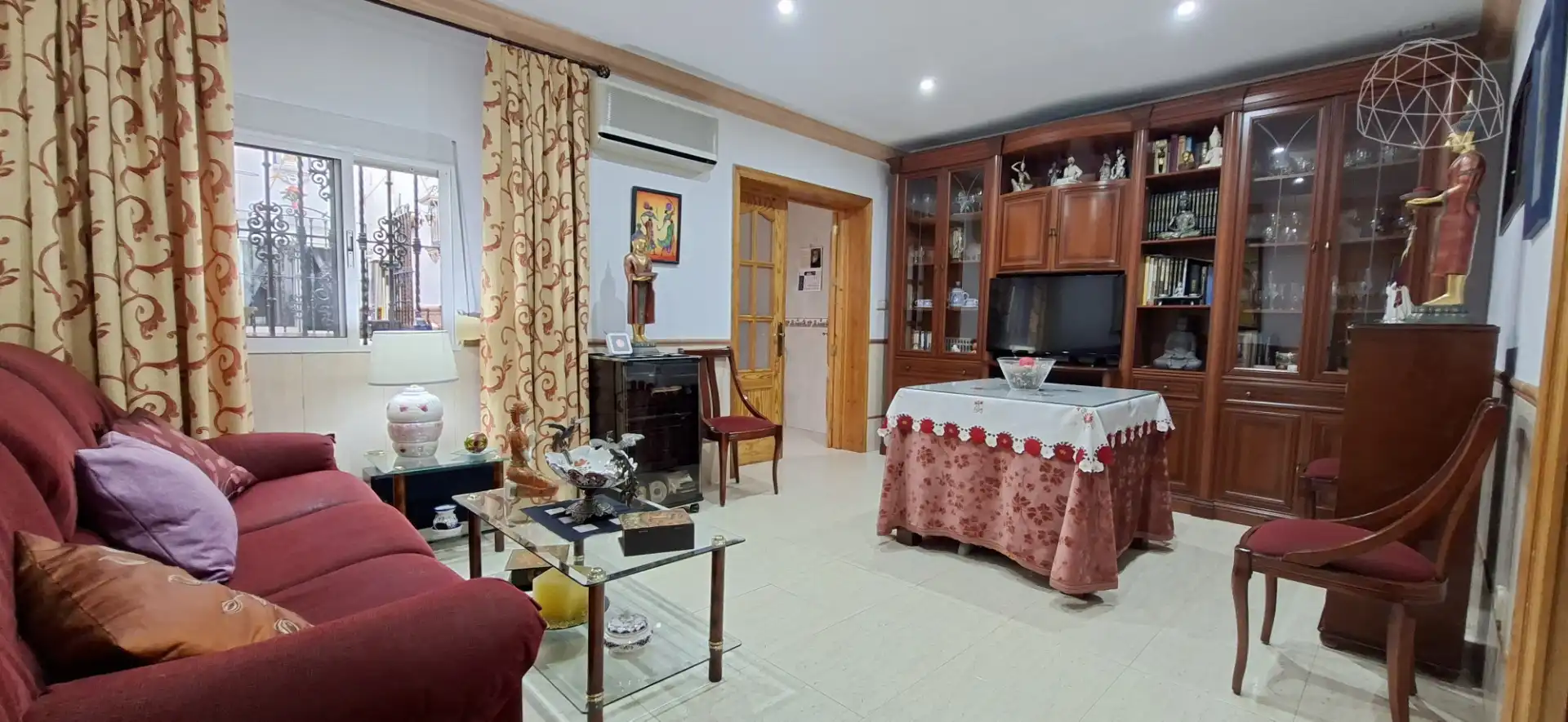 Sala de estar de Casa o chalet en venta en  Sevilla Capital con Aire acondicionado, Terraza y Amueblado