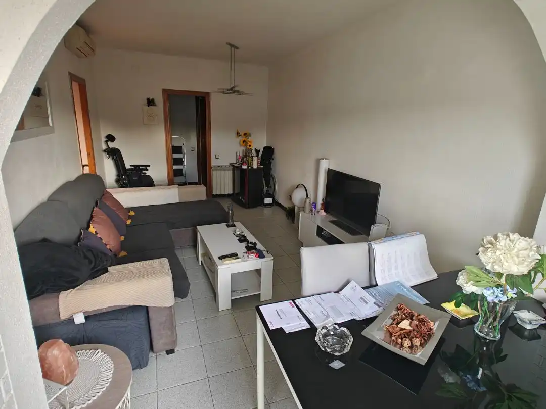 Sala de estar de Piso en venta en Granollers con Aire acondicionado y Balcón