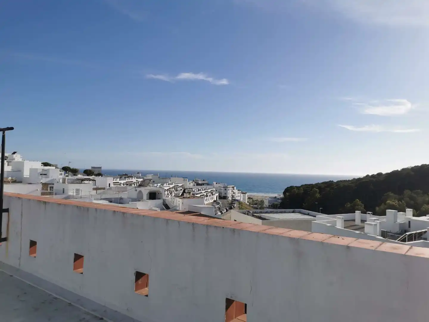 Vista exterior de Estudio para compartir en Conil de la Frontera con Aire acondicionado, Terraza y Amueblado