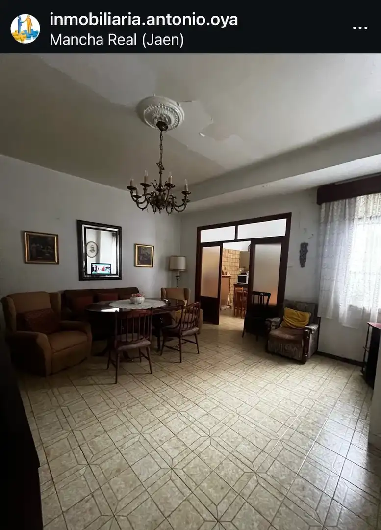 Sala d'estar de Casa o xalet en venda en Mancha Real amb Jardí privat, Terrassa i Traster