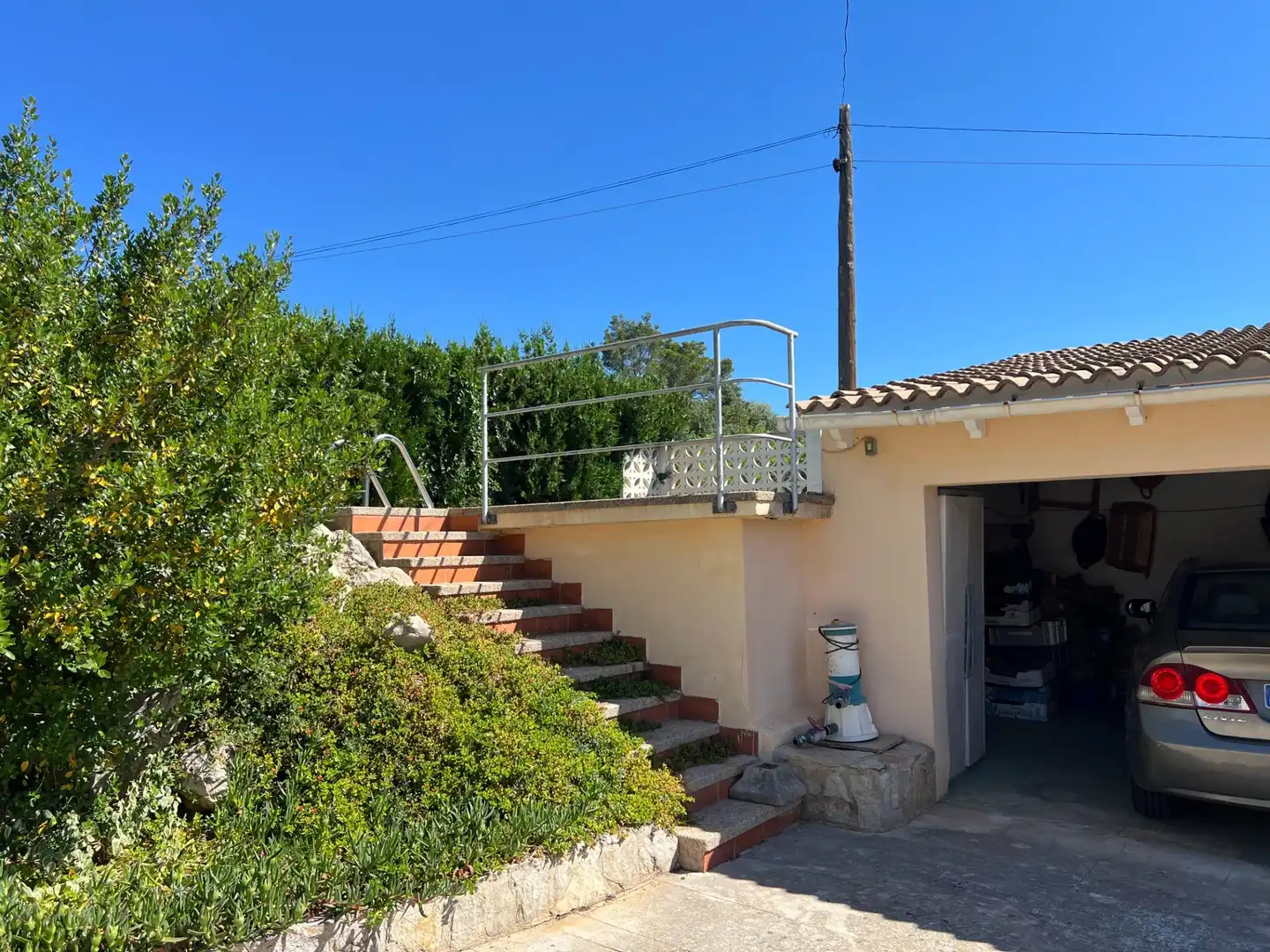 Terraza de Finca rústica en venta en Inca con Aire acondicionado, Calefacción y Jardín privado