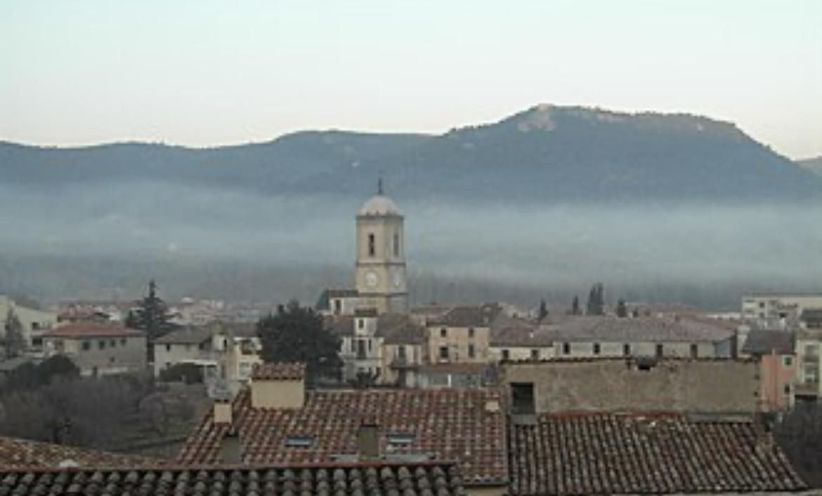 Exterior view of Single-family semi-detached for sale in Amer  with Storage room