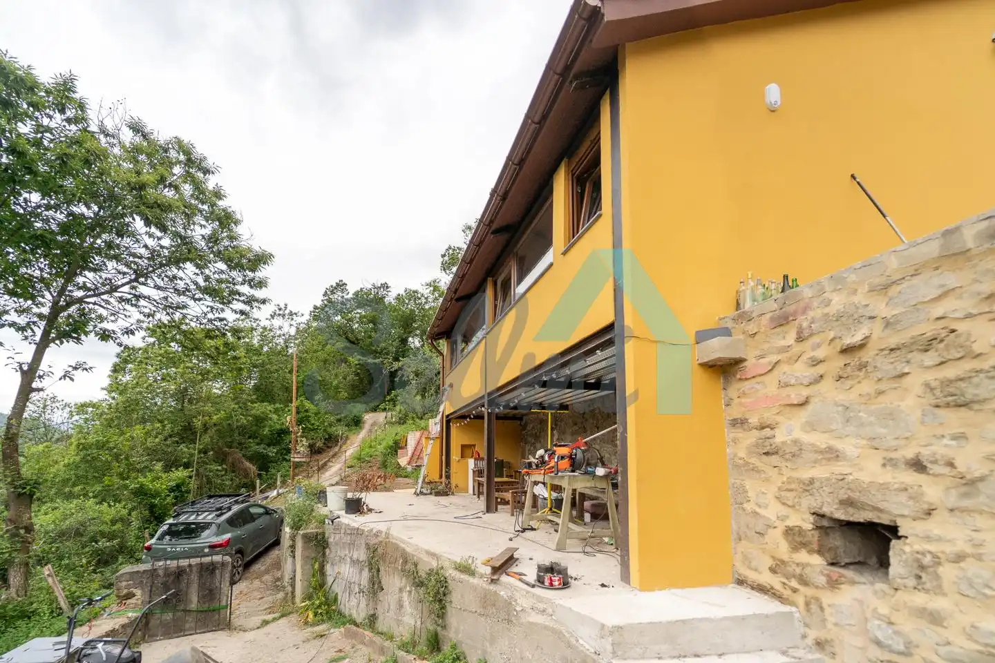 Exterior view of Houses for rent in Mieres (Asturias)  with Heating, Private garden and Parquet flooring