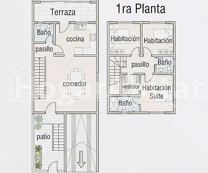 Adosado con terraza en venta en Calle Paleta, imagen 86
