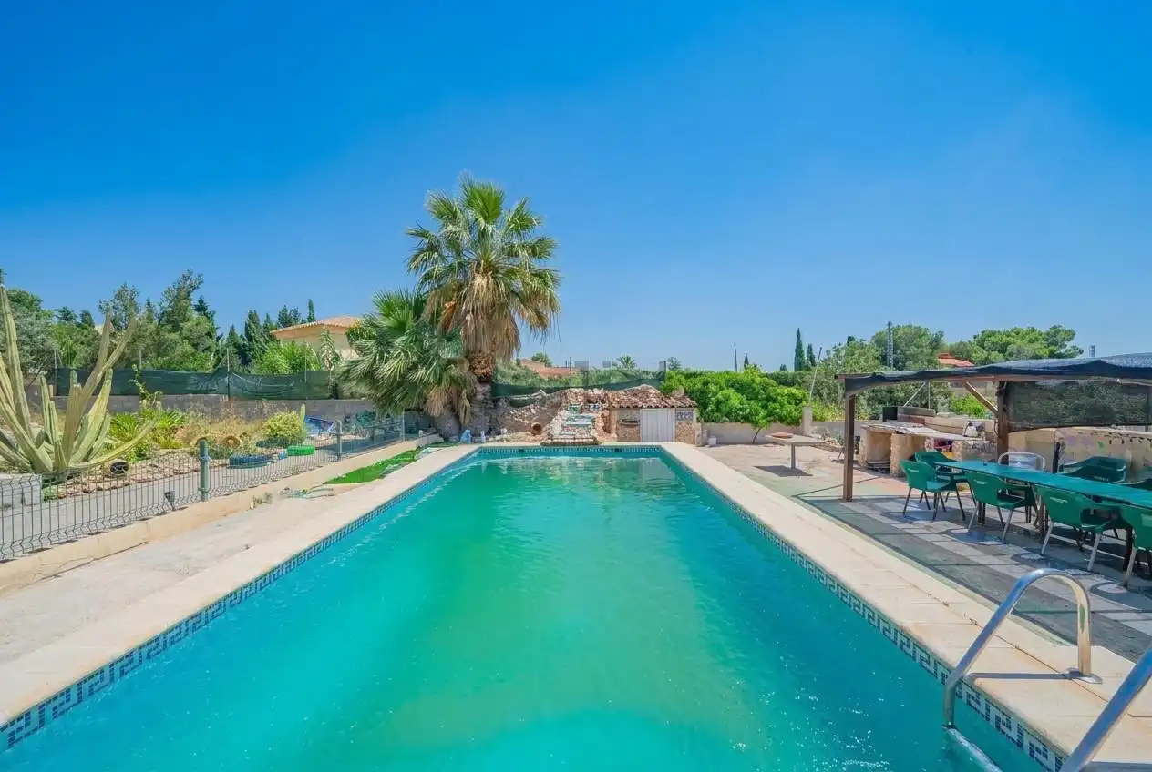 Swimming pool of Houses for sale in Alicante / Alacant  with Private garden, Terrace and Swimming Pool