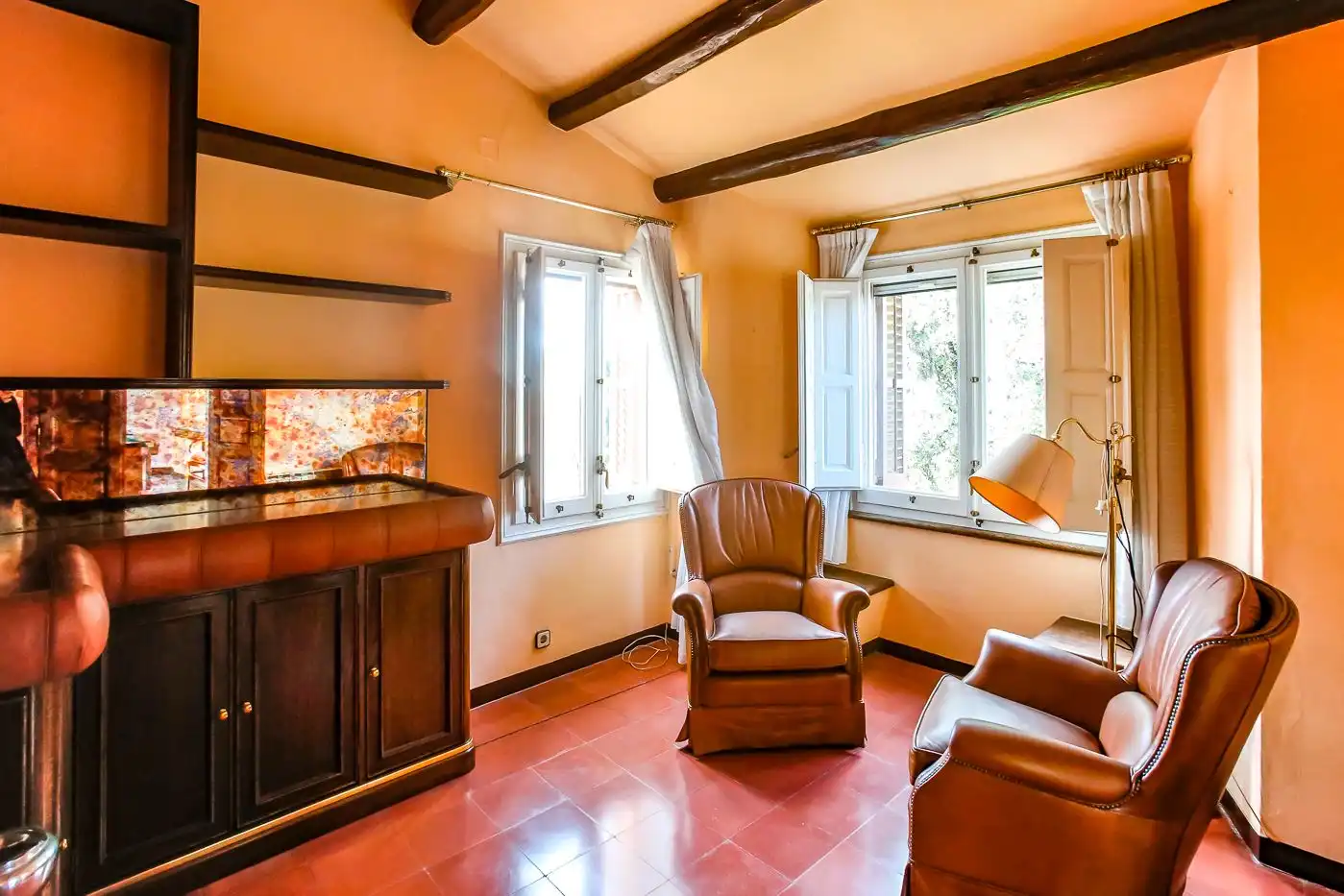 Sala d'estar de Finca rústica en venda en Les Franqueses del Vallès