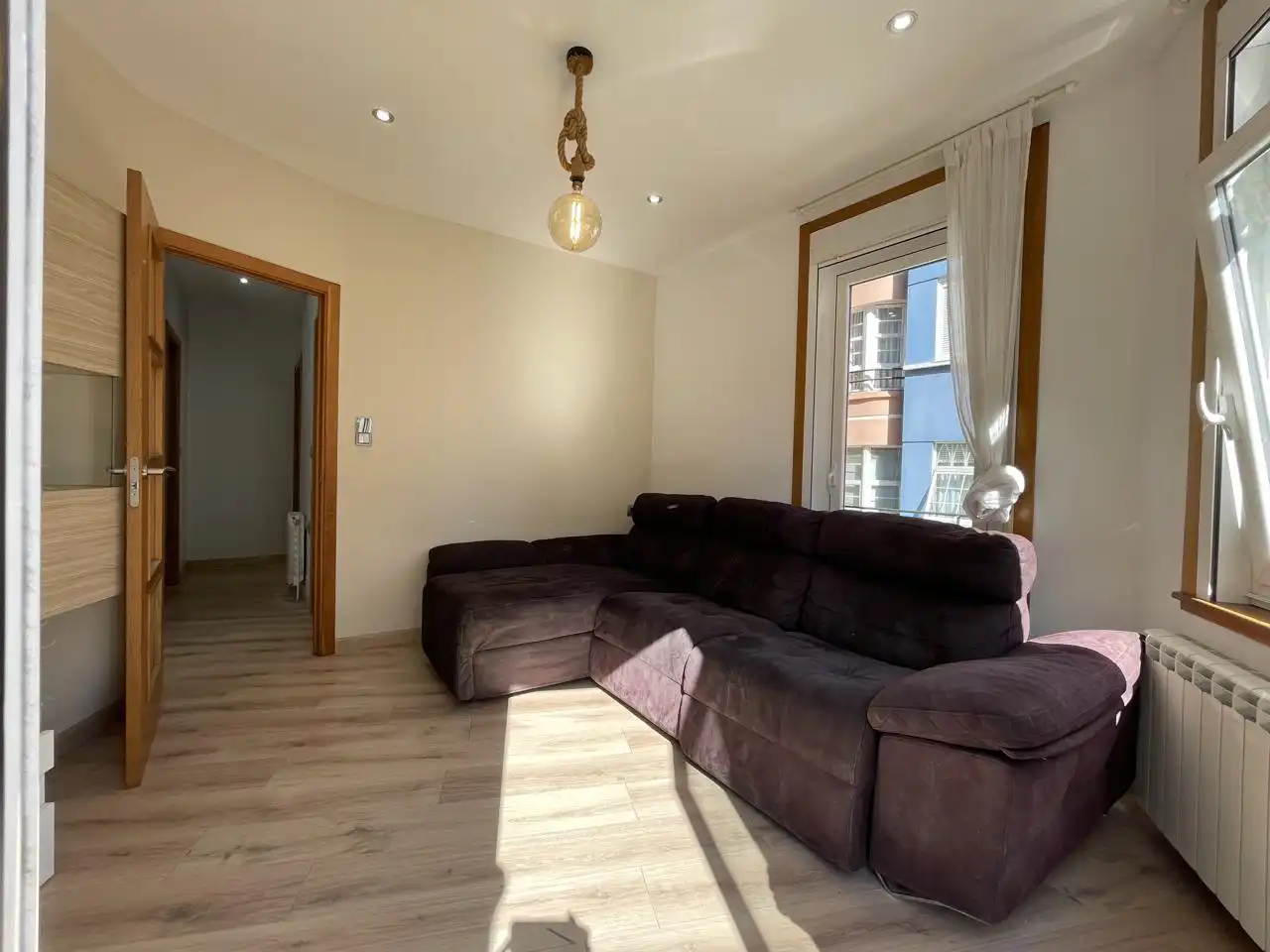 Wohnzimmer von Wohnung zum Verkauf in A Coruña Capital  mit Heizung, Terrasse und Balkon