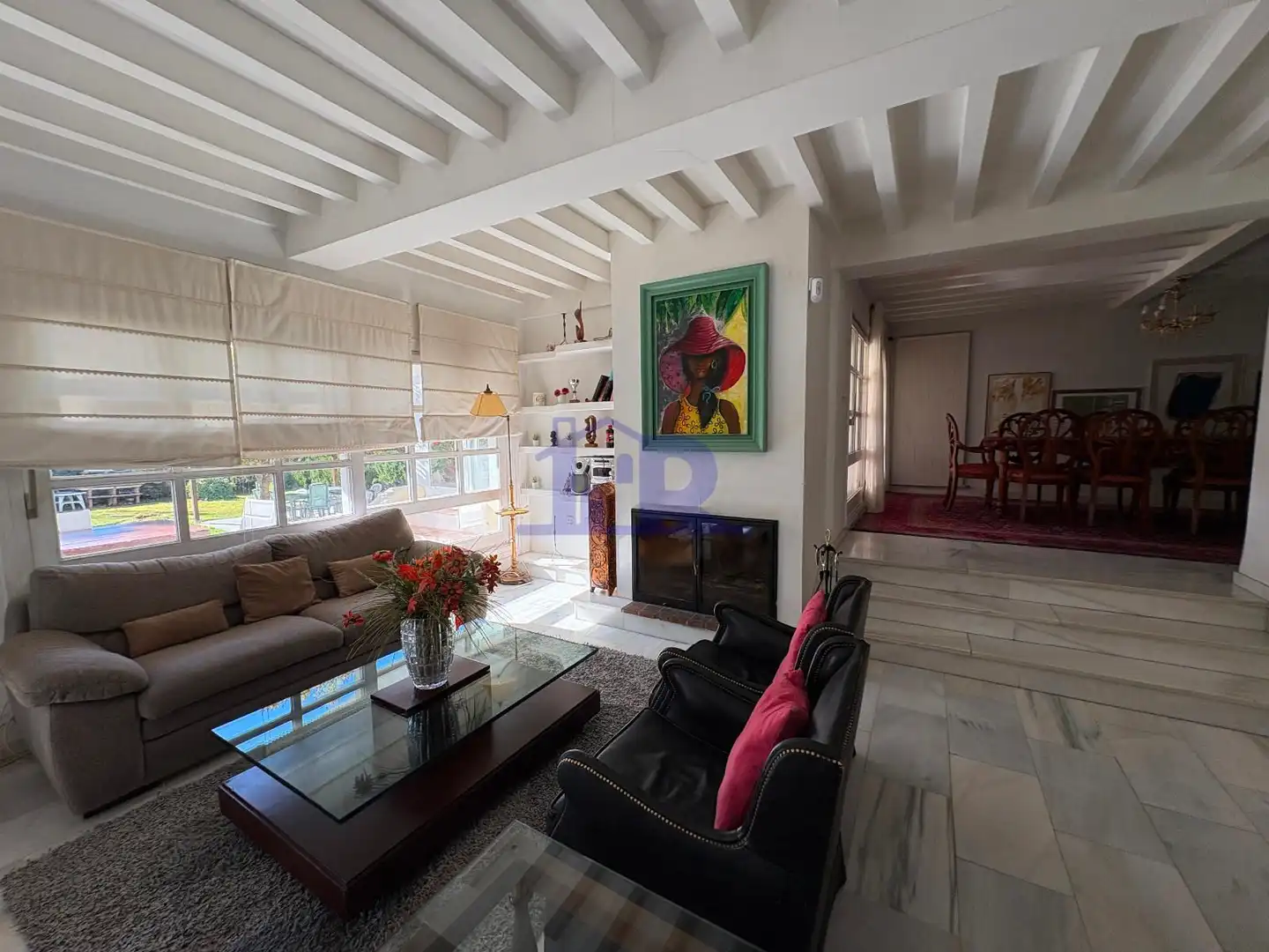 Living room of Houses for sale in Cuenca  with Heating, Terrace and Storage room