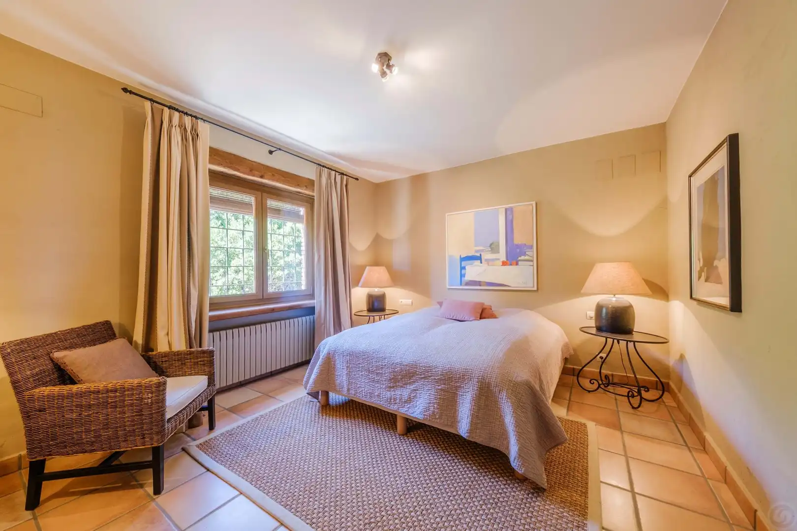 Bedroom of Houses for sale in Santa Cristina d'Aro  with Air Conditioner, Heating and Storage room