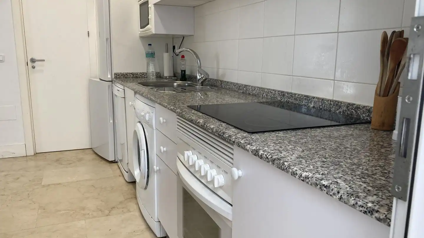 Cuina de Casa o xalet de lloguer en Vera amb Aire condicionat, Jardí privat i Terrassa