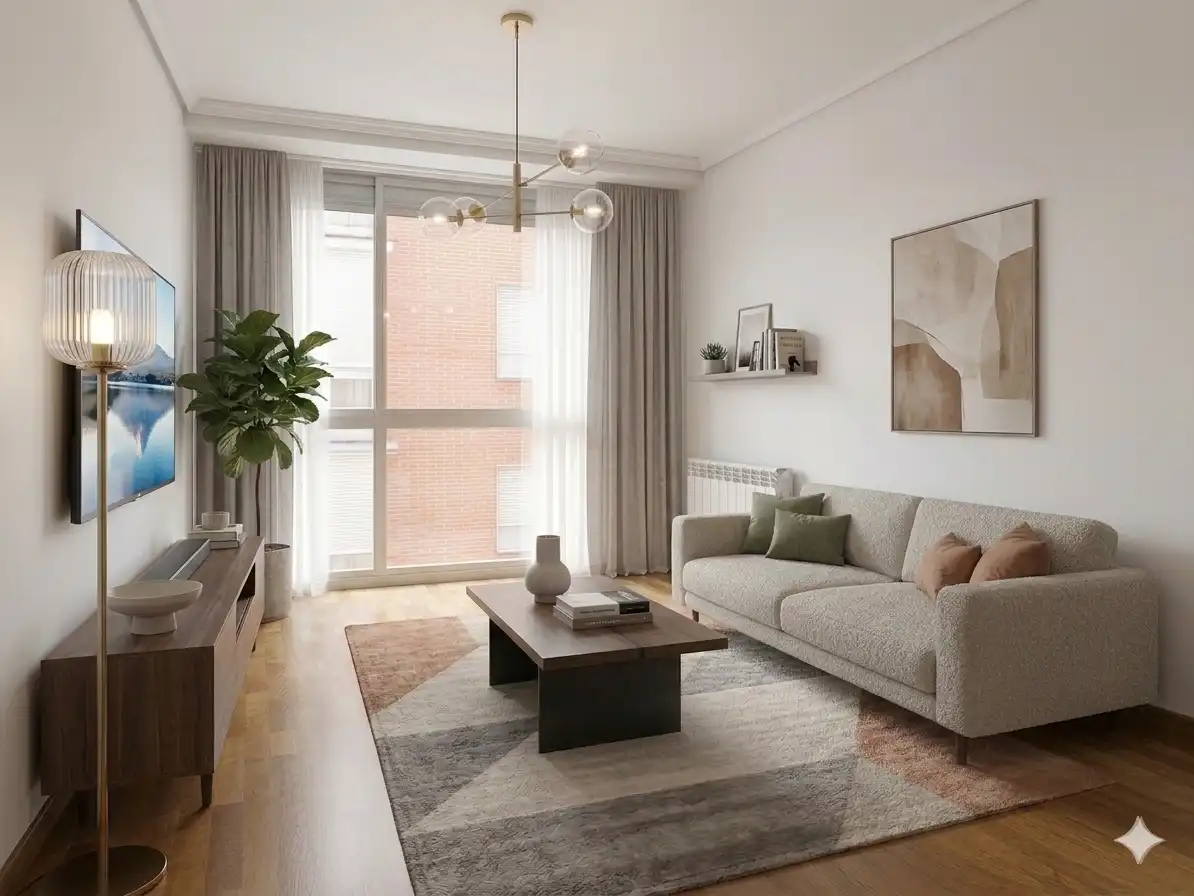 Sala de estar de Piso en venta en Madrid con Aire acondicionado, Calefacción y Parquet