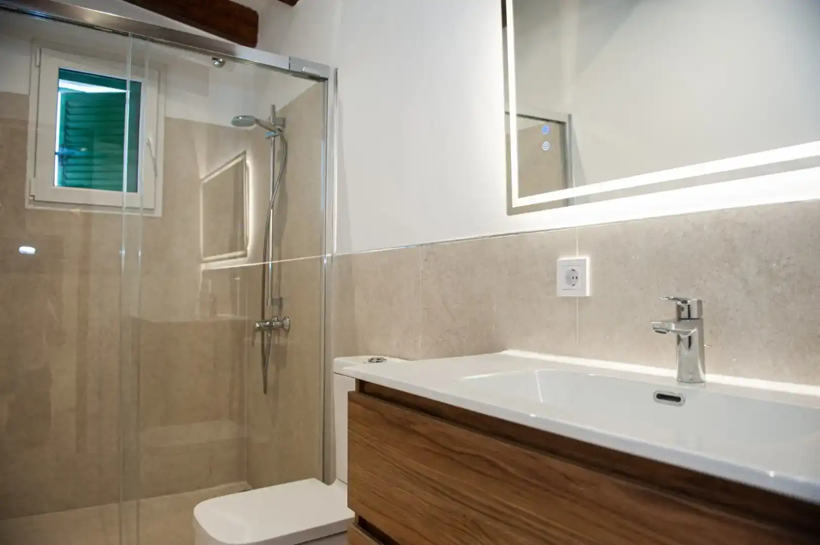 Bathroom of Houses for rent in Andratx  with Air Conditioner, Private garden and Balcony