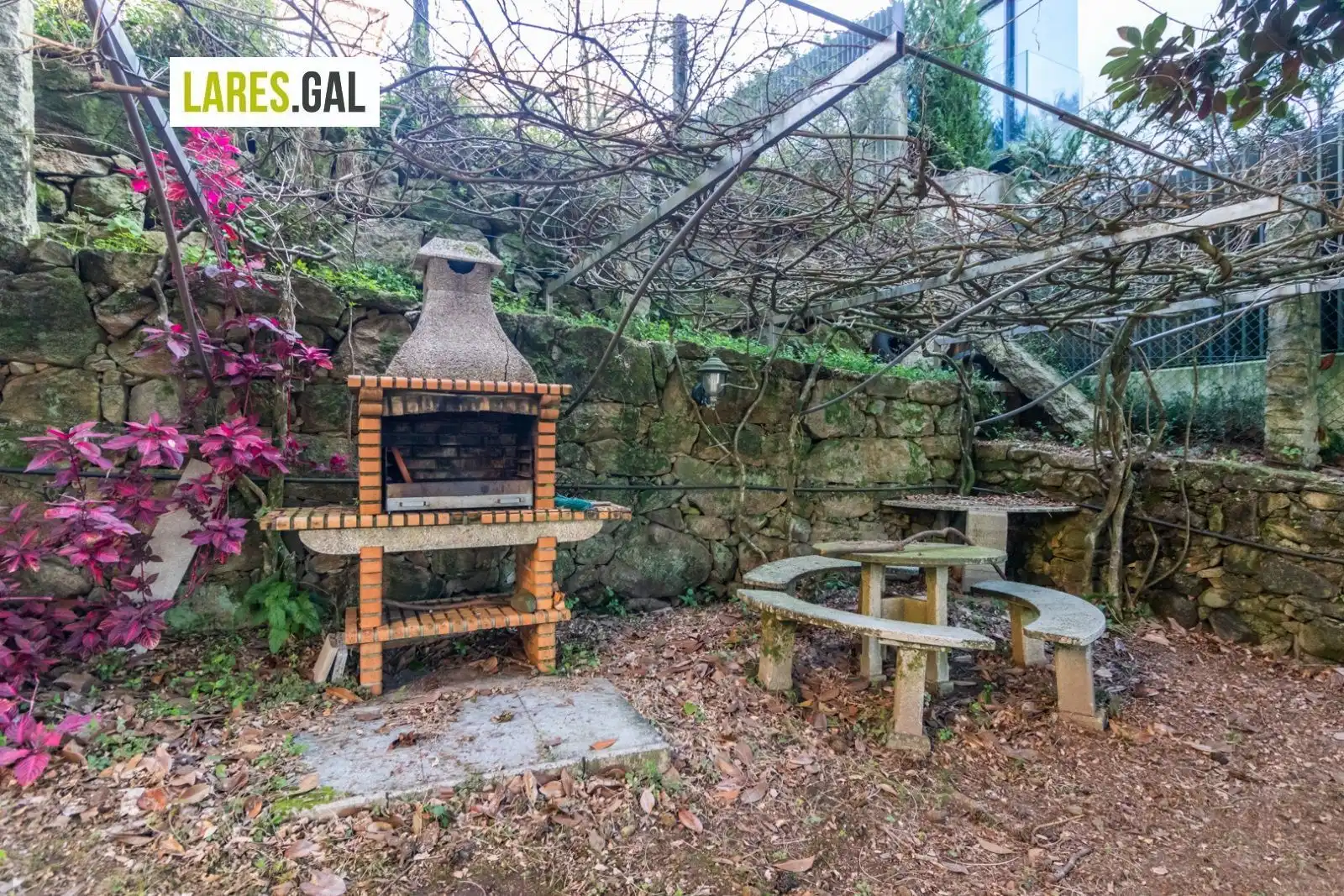 Jardí de Casa o xalet de lloguer en Moaña amb Calefacció, Terrassa i Moblat