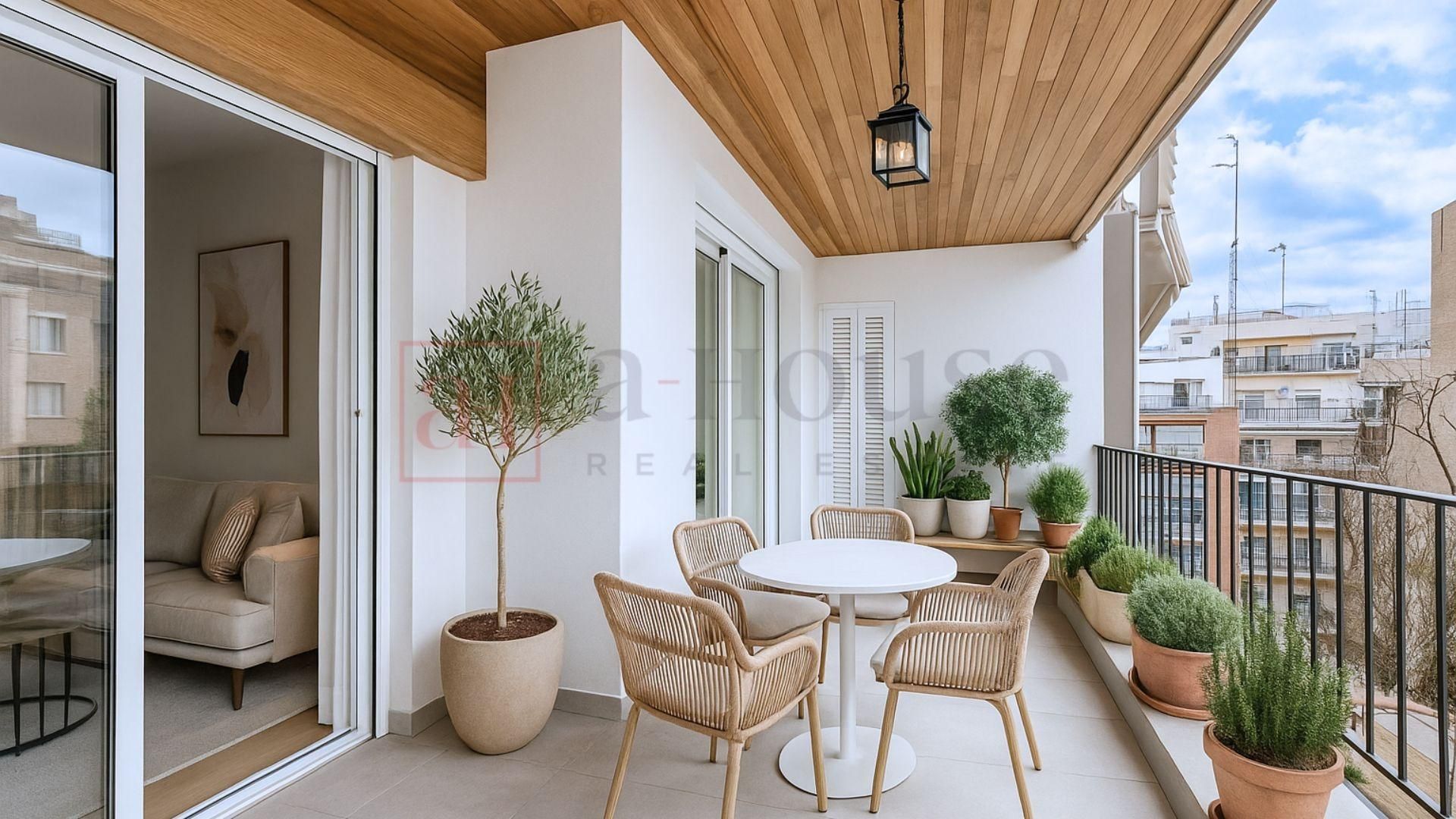 Terrace of Flat for sale in  Barcelona Capital  with Heating, Terrace and Balcony