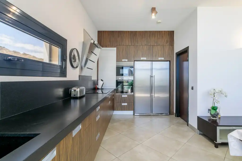 Kitchen of Houses for sale in El Campello  with Air Conditioner, Private garden and Swimming Pool