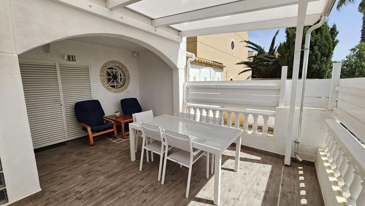 Terrace of Country house for sale in Torrevieja  with Air Conditioner, Private garden and Swimming Pool