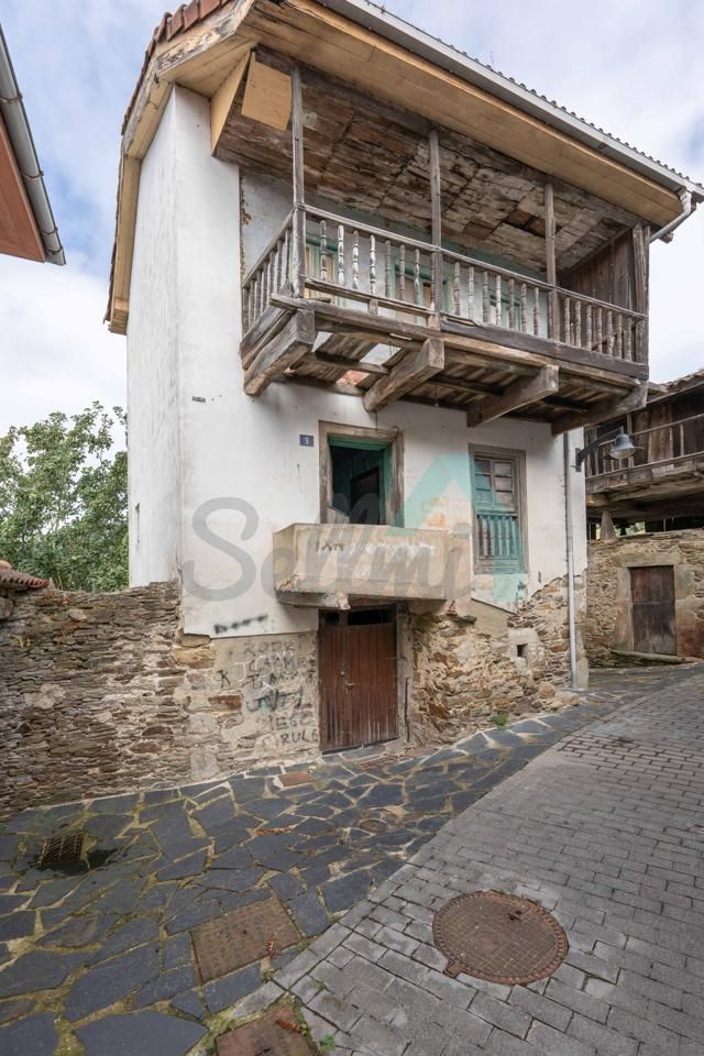 Vista exterior de Casa o xalet en venda en Tineo amb Balcó