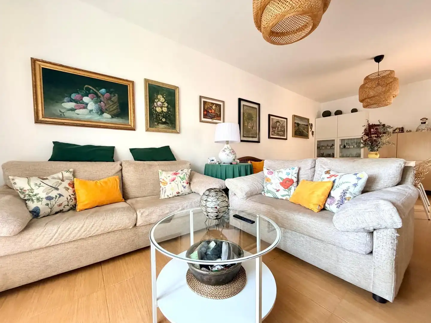 Wohnzimmer von Haus oder Chalet zum Verkauf in Calafell mit Heizung, Privatgarten und Abstellraum