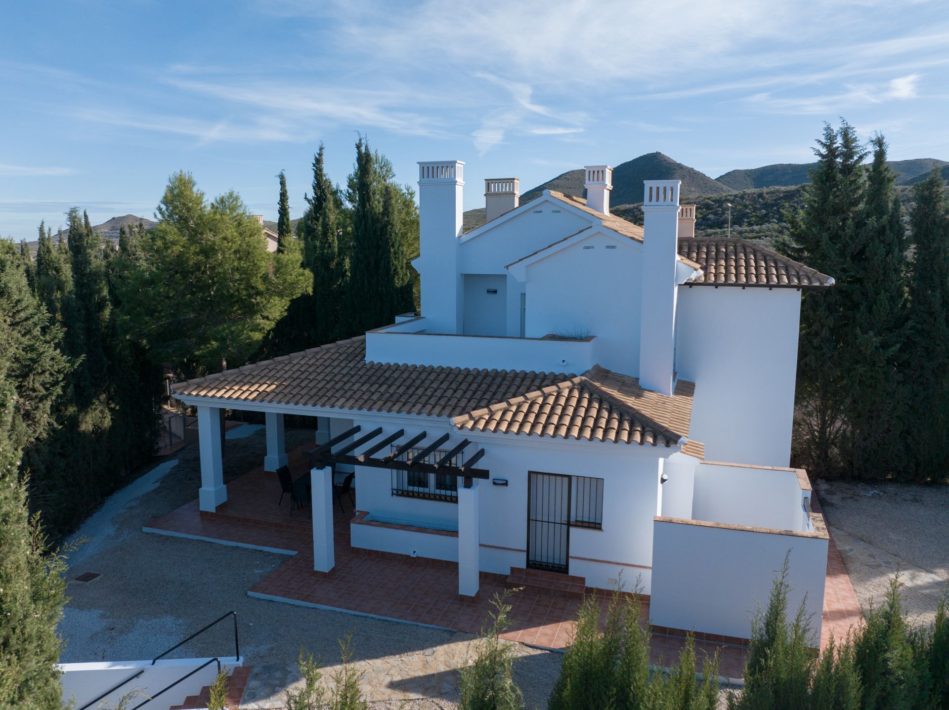 Exterior view of Single-family semi-detached for sale in Fuente Álamo de Murcia  with Terrace and Community pool