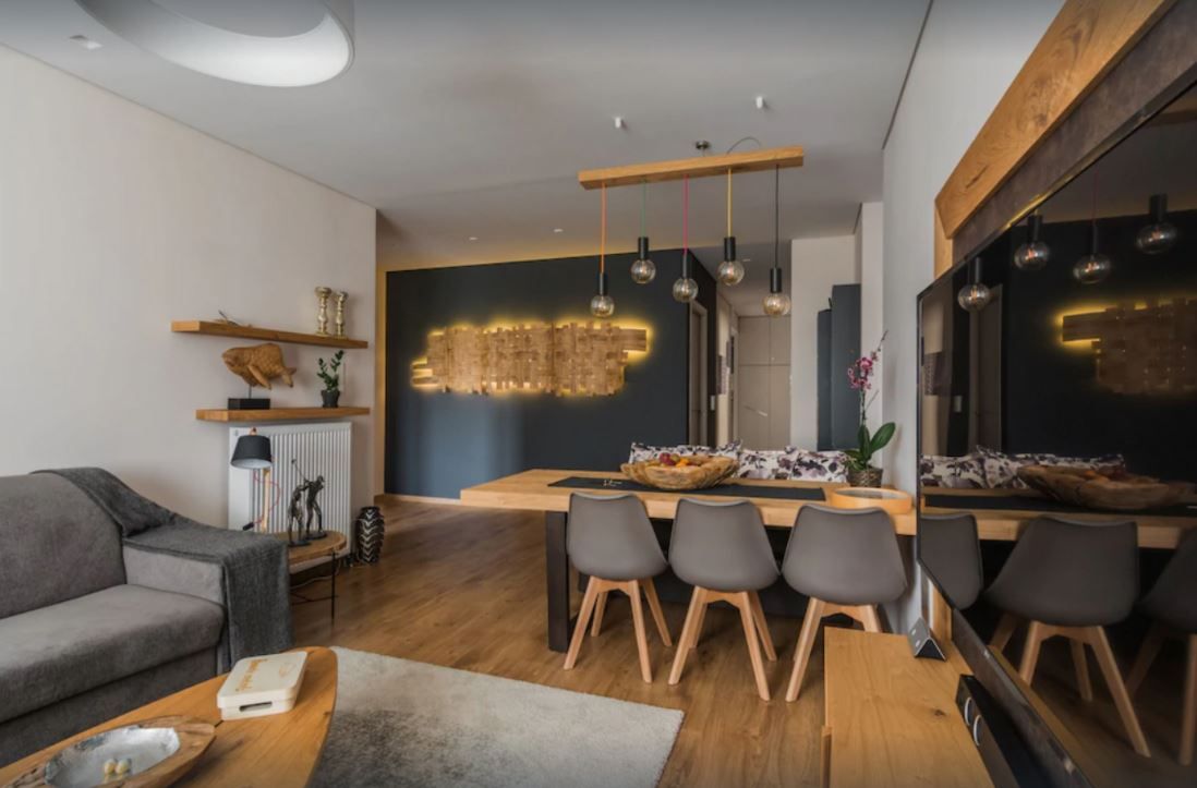 Dining room of Flat to rent in  Valencia Capital  with Air Conditioner, Furnished and Pets allowed