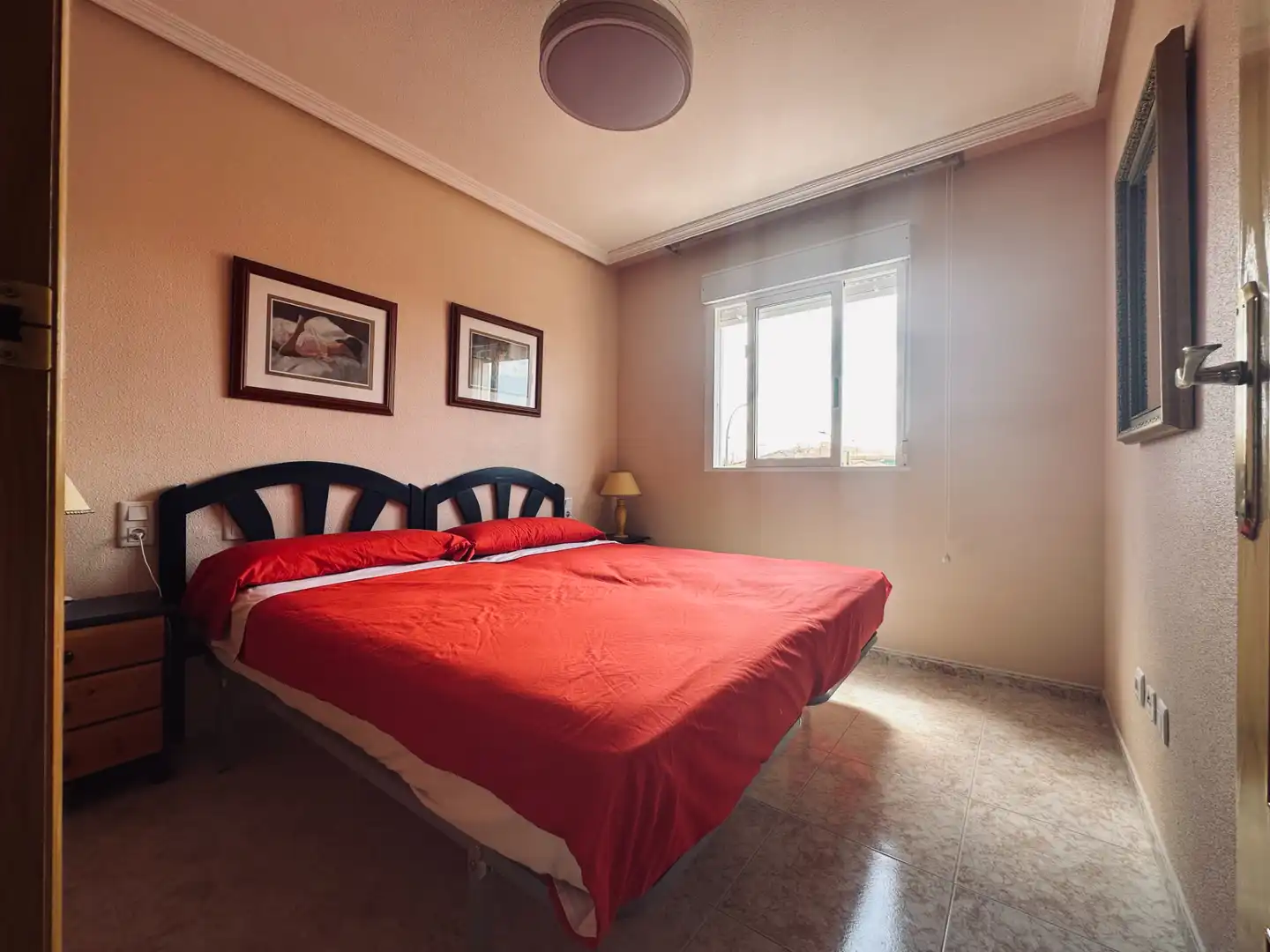 Schlafzimmer von Wohnung zur Miete in Santa Pola mit Klimaanlage, Terrasse und Möbliert