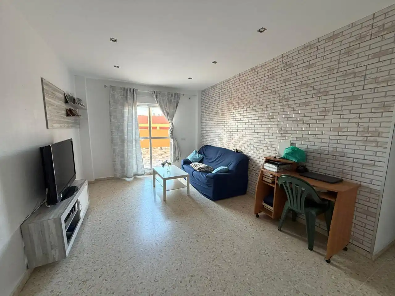 Sala d'estar de Pis en venda en Sanlúcar de Barrameda amb Aire condicionat i Terrassa