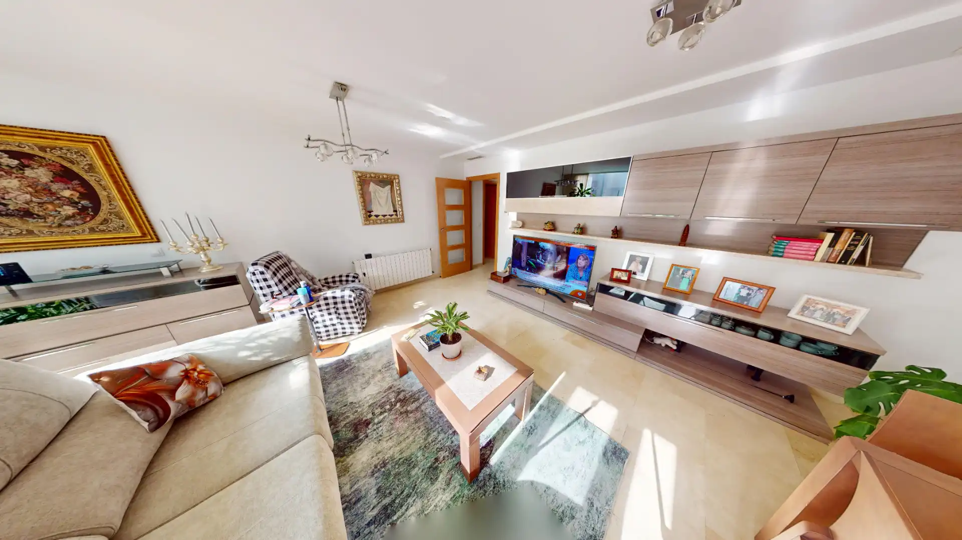 Living room of Flat for sale in Alicante / Alacant  with Air Conditioner, Heating and Furnished