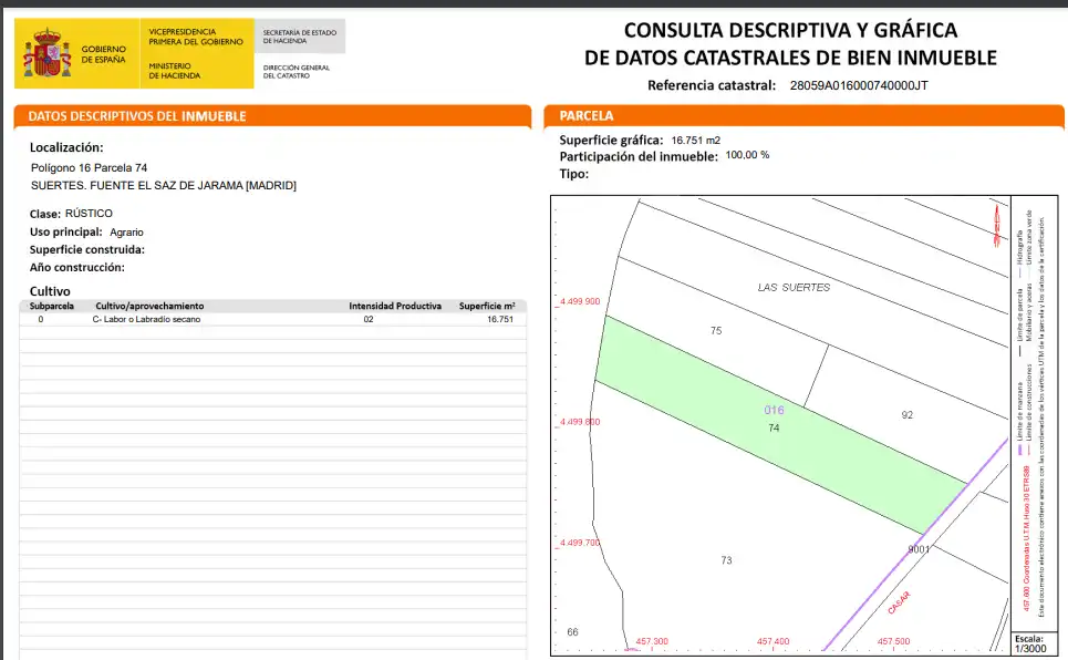 Terreny rústic en venda a M-117 15, imagen 4