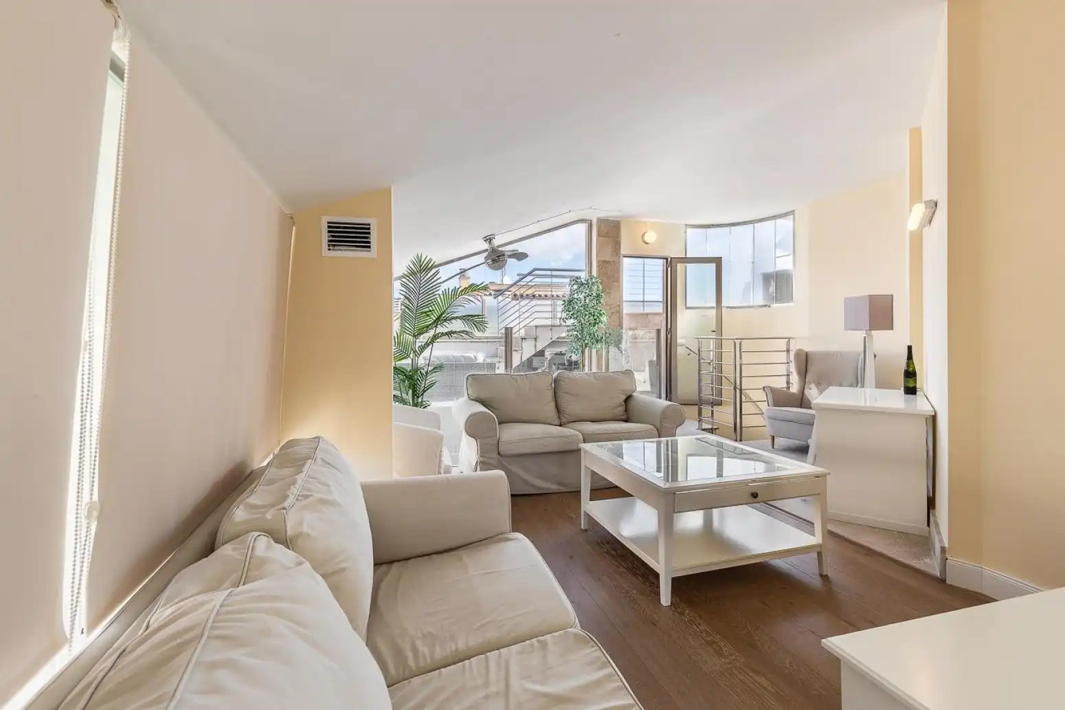 Sala d'estar de Àtic en venda en  Palma de Mallorca amb Aire condicionat, Calefacció i Parquet