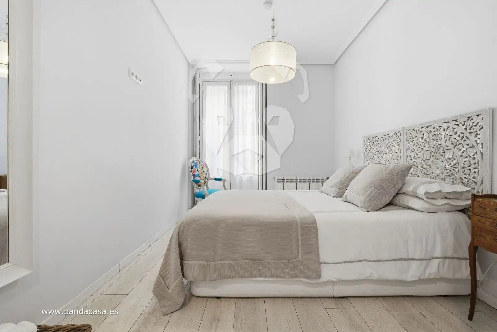 Schlafzimmer von Wohnung zum Verkauf in Madrid mit Klimaanlage, Heizung und Parkett